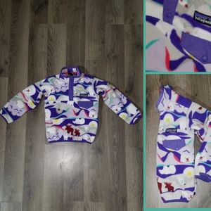 PATAGONIA Baby Synchilla Fleece Pullover Size 3T